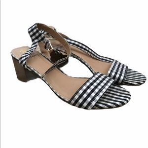 Gingham shoes